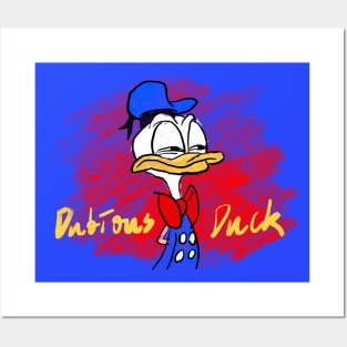 Dubious (Donald) Duck (Red Streaks) Posters and Art